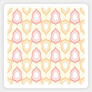 Seamless damask pattern Sticker